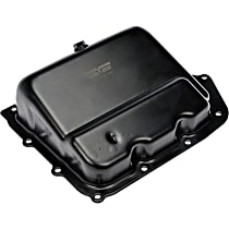 Stock Depth, Transmission Pan, transmissionmfrcode: 62TEA, Black, Steel - 
