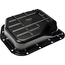 265-839 Transmission Pan - Black, Steel, Stock Depth, Direct Fit, Sold individually