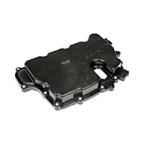 265-886 Transmission Pan - Black, Plastic, Stock Depth, Sold individually