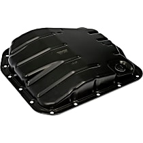 Transmission Pan, Black, Steel - 