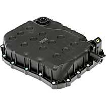 265-929 Transmission Pan - Black, Plastic, Stock Depth, Direct Fit, Sold individually