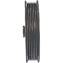 OE Solutions Series Power Steering Pump Pulley - Black, Plastic, Serpentine, Direct Fit, Sold individually