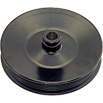 OE Solutions Series Power Steering Pump Pulley - Black, Metal, Direct Fit, Sold individually