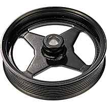 OE Solutions Series Power Steering Pump Pulley - Black, Metal, Direct Fit, Sold individually