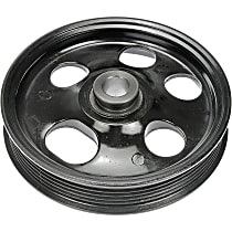 OE Solutions Series Power Steering Pump Pulley - Black, Metal, Direct Fit, Sold individually