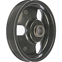 300-100 OE Solutions Series Power Steering Pump Pulley - Black, Metal, Direct Fit, Sold individually