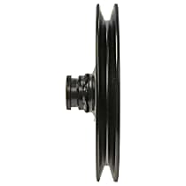 300-122 Power Steering Pump Pulley - Black, Metal, Direct Fit, Sold individually