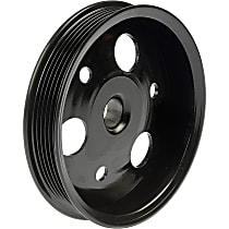 OE Solutions Series Power Steering Pump Pulley - Black, Metal, Direct Fit, Sold individually