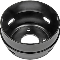 300-945 OE Solutions Series Water Pump Pulley - Black, Steel, Direct Fit, Sold individually