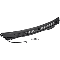 30904 Help Series Wiper Cowl - Black, Plastic, Rubber and Mesh, Direct Fit, Sold individually