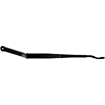 42560 Wiper Arm - Front, Passenger Side, Black, Steel, Direct Fit, Sold individually