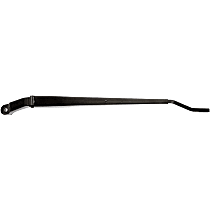 42561 Wiper Arm - Front, Passenger Side, Black, Steel, Direct Fit, Sold individually
