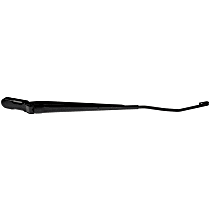42647 Wiper Arm - Front, Driver Side, Black, Steel, Direct Fit, Sold individually