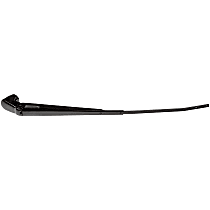 42857 Wiper Arm - Front, Passenger Side, Black, Steel, Direct Fit, Sold individually