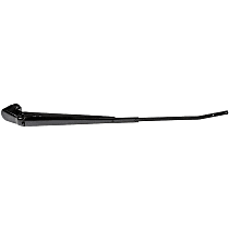 42858 Wiper Arm - Front, Driver Side, Black, Steel, Direct Fit, Sold individually
