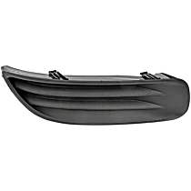 45183 Front, Passenger Side Fog Light Cover, Black