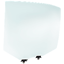 Rear, Driver Side Door Glass, Green Tint, With Clip, Replaces NAGS No. DD09169GTY