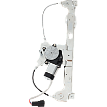 Rear, Passenger Side Window Regulator, Power