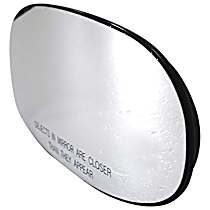 Mirror Glass Front, Passenger Side, Without Heat, Power, Non-Heated, No Blind Spot Feature, No Turn Signal Light, Help Series