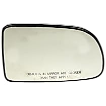 56166 Front, Passenger Side Help Series Mirror Glass, Non-Heated, No Blind Spot Feature