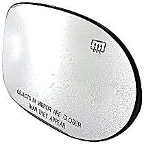 56235 Front, Passenger Side Help Series Mirror Glass, Heated, No Blind Spot Feature No Turn Signal Light