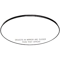 56713 Front, Passenger Side Help Series Mirror Glass, Heated, No Blind Spot Feature