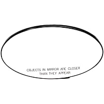 56715 Front, Passenger Side Help Series Mirror Glass, Non-Heated, No Blind Spot Feature