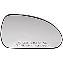 Mirror Glass Front, Passenger Side, Without Heat, Non-Heated, No Blind Spot Feature, No Turn Signal Light, Help Series