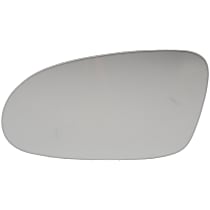 Mirror Glass Driver Side, Sedan, Non-Heated, No Blind Spot Feature, No Turn Signal Light, Help Series