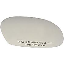 57054 Front, Passenger Side Help Series Mirror Glass, Non-Heated, No Blind Spot Feature