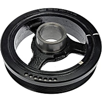 Harmonic Balancer, 6 Cyl 3.6L, With Single Belt; With Keyway - 