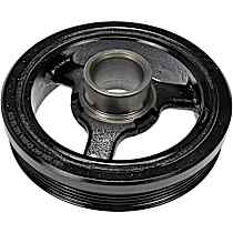 Harmonic Balancer, 6 Cyl 3.6L, With Single Belt; Without Keyway - 