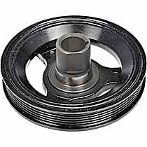Harmonic Balancer, 4 Cyl 2.4L, With 6 Rib Serpentine Belt - 