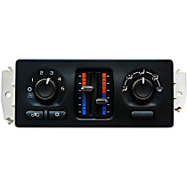 Climate Control Unit, With Manual Air Conditioning Controls; Without Rear Window Defogger - Front or Rear