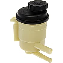 603-697 Power Steering Reservoir - Black and White, Direct Fit, Sold individually