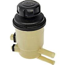603-718 Power Steering Reservoir - Black and White, Direct Fit, Sold individually
