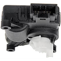 HVAC Heater Blend Door Actuator, Temperature; With or Without Dual Zone Temperature Control; Stamped: Johnson - Main, Driver Side