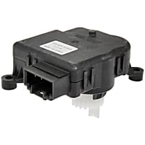 HVAC Heater Blend Door Actuator, Temperature; With or Without Dual Zone Temperature Control; Stamped: Mes; With Air Conditioning - Main, Driver Side
