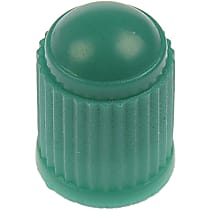 609-133 Valve Stem Cap - Green, Plastic, Universal