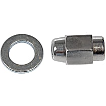 611-104 AutoGrade Series Lug Nut - Chrome, Steel, Mag Nut, M12-1.50 Direct Fit, Set of 10