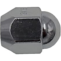 611-133 AutoGrade Series Conical Lug Nut - Chrome, Steel, Acorn, M12-1.5 Direct Fit, Set of 10