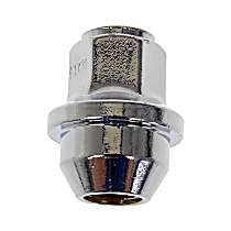 611-583.1 AutoGrade Series Lug Nut - Chrome, Steel, Bulge Seat Acorn, M12-1.50 Direct Fit, Sold individually