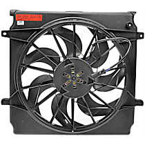 Radiator Fan 6 Cyl 3.7L, Without Heavy Duty Cooling, Single fan, OE Solutions Series