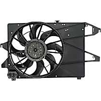 Radiator Fan 4 Cyl 2.0L, Single Fan, Dual fan, OE Solutions Series