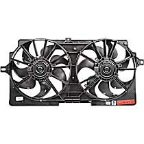 Radiator Fan 6 Cyl 3.4L, Without Heavy Duty Cooling, Dual fan, OE Solutions Series - 