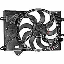 Radiator Fan 4 Cyl 1.8L, With Rpo Code C60 (Front Manual Temperature Controls), Single fan, OE Solutions Series