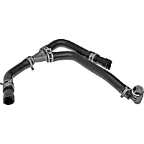 626-584 OE Solutions Series Heater Hose - Black, Aluminum and rubber, Single I.D. hose, Direct Fit, Sold individually
