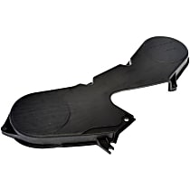 635-136 Timing Cover - Black Matte, Plastic, Direct Fit, Kit