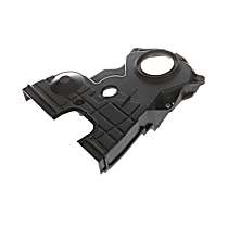 635-157 Outer, Lower Timing Cover, Black, Plastic