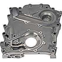 Timing Cover, 4 Cyl 2.7L, Silver, Aluminum - 